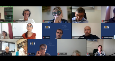 Istantanea schermo delle e dei partecipanti all'incontro